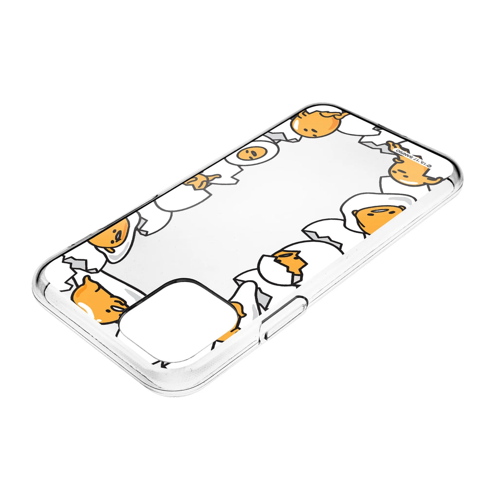 Iphone 14 plus Case (6.7Inch) Sanrio Clear TPU Soft Jelly Cover - Border Gudetama