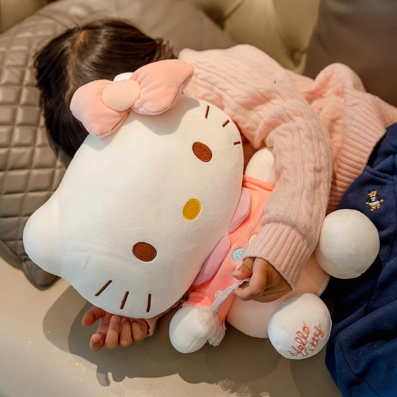 Sanrio Butterfly Hello Kitty Anime Hello Kitty Stuffed Toys Plushier KT Pillow Xmas Gift for Girls Kawaii Hello Kitty Plush Doll
