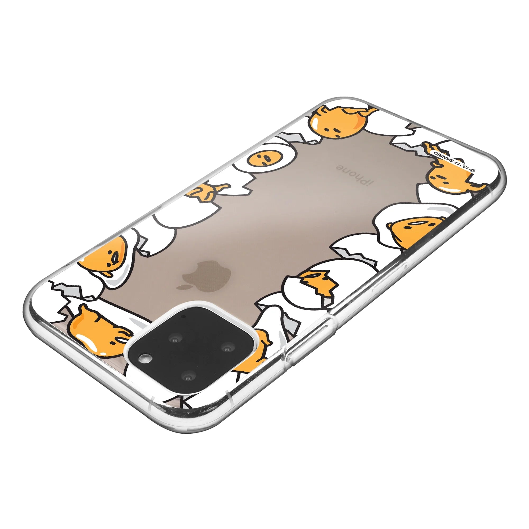 Iphone 14 plus Case (6.7Inch) Sanrio Clear TPU Soft Jelly Cover - Border Gudetama