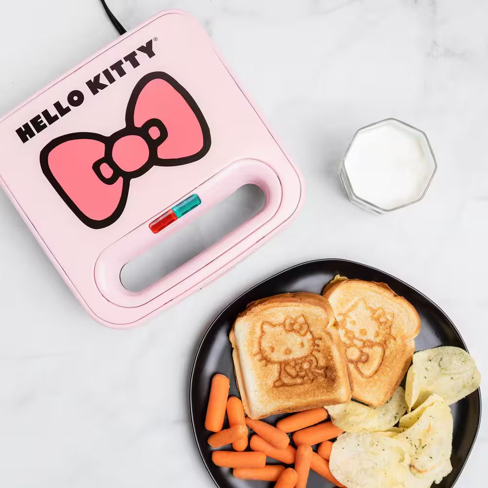 Hello Kitty 900W Pink Sandwich Maker