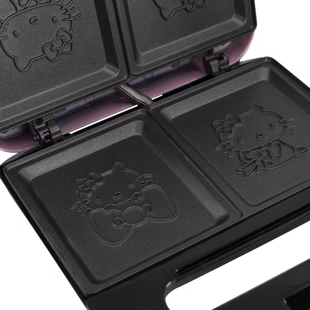 Hello Kitty 900W Pink Sandwich Maker