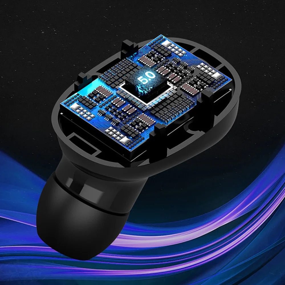 Earphones In-Ear Bluetooth Earbuds 3D Stereo Wireless Ear Pods with Charging Case IPX5 Anti-Sweat Earpiece