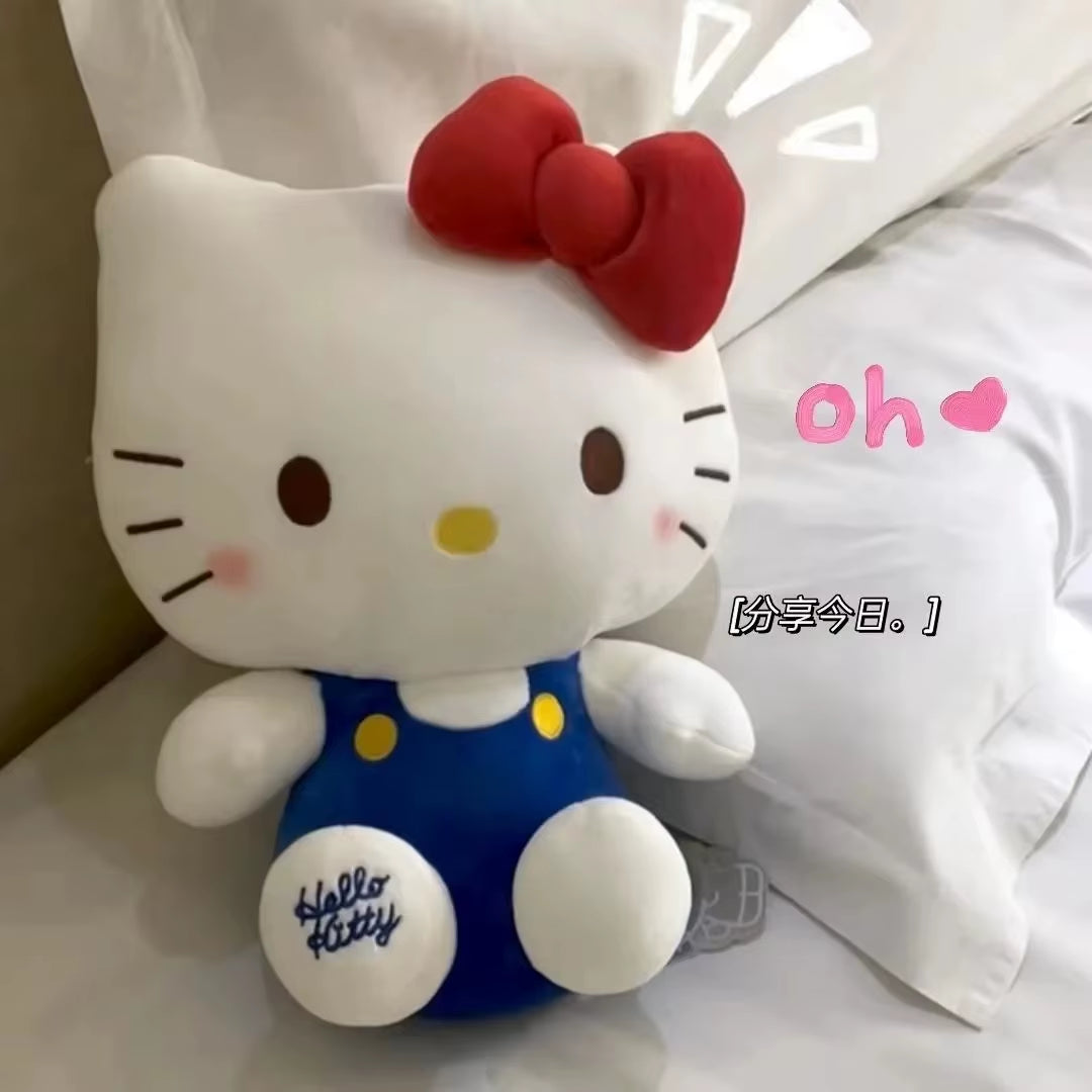 Sanrio Hello Kitty Anime Hello Kitty Stuffed Toys Plushier Soft Pillow Birthday Gifts for Girls Kawaii Hello Kitty Plush Dolls