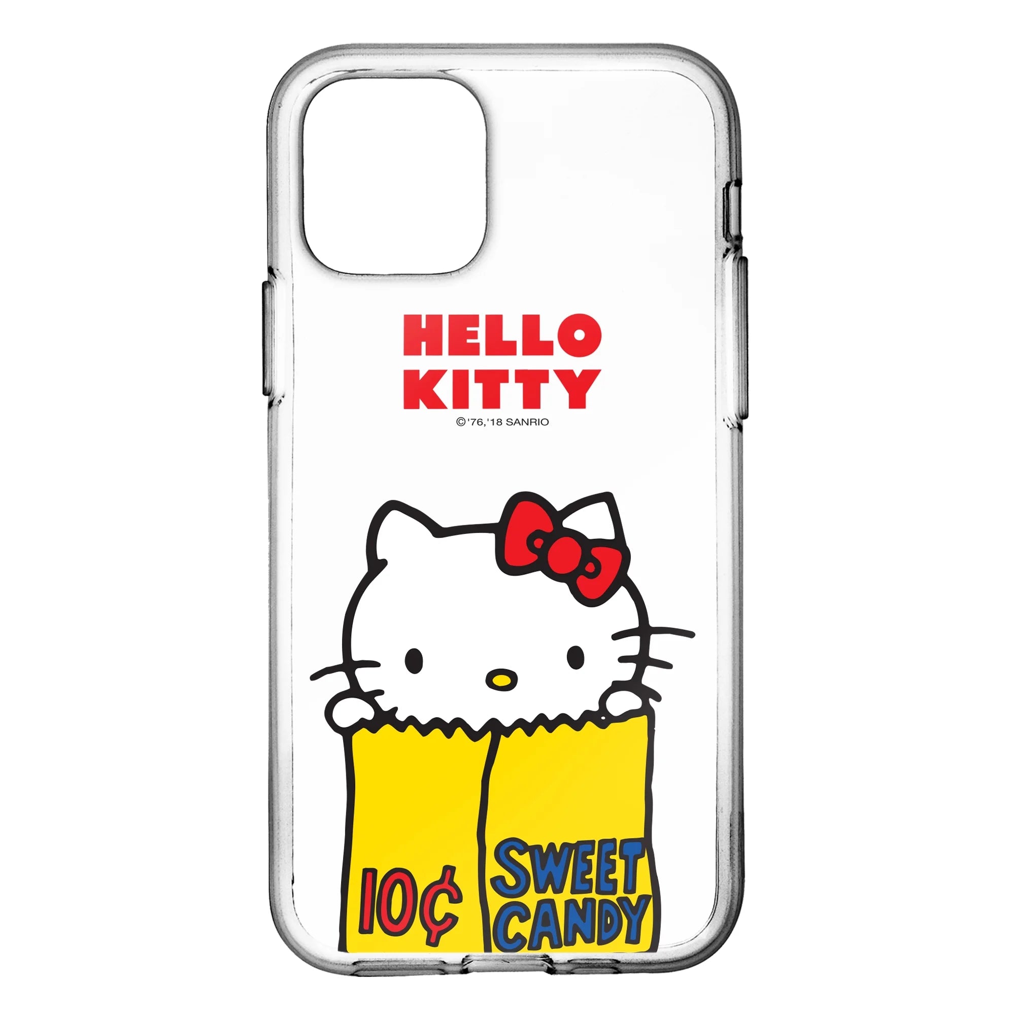 Iphone 14 Pro Case (6.1Inch) Sanrio Clear TPU Soft Jelly Cover - Hello Kitty Candy