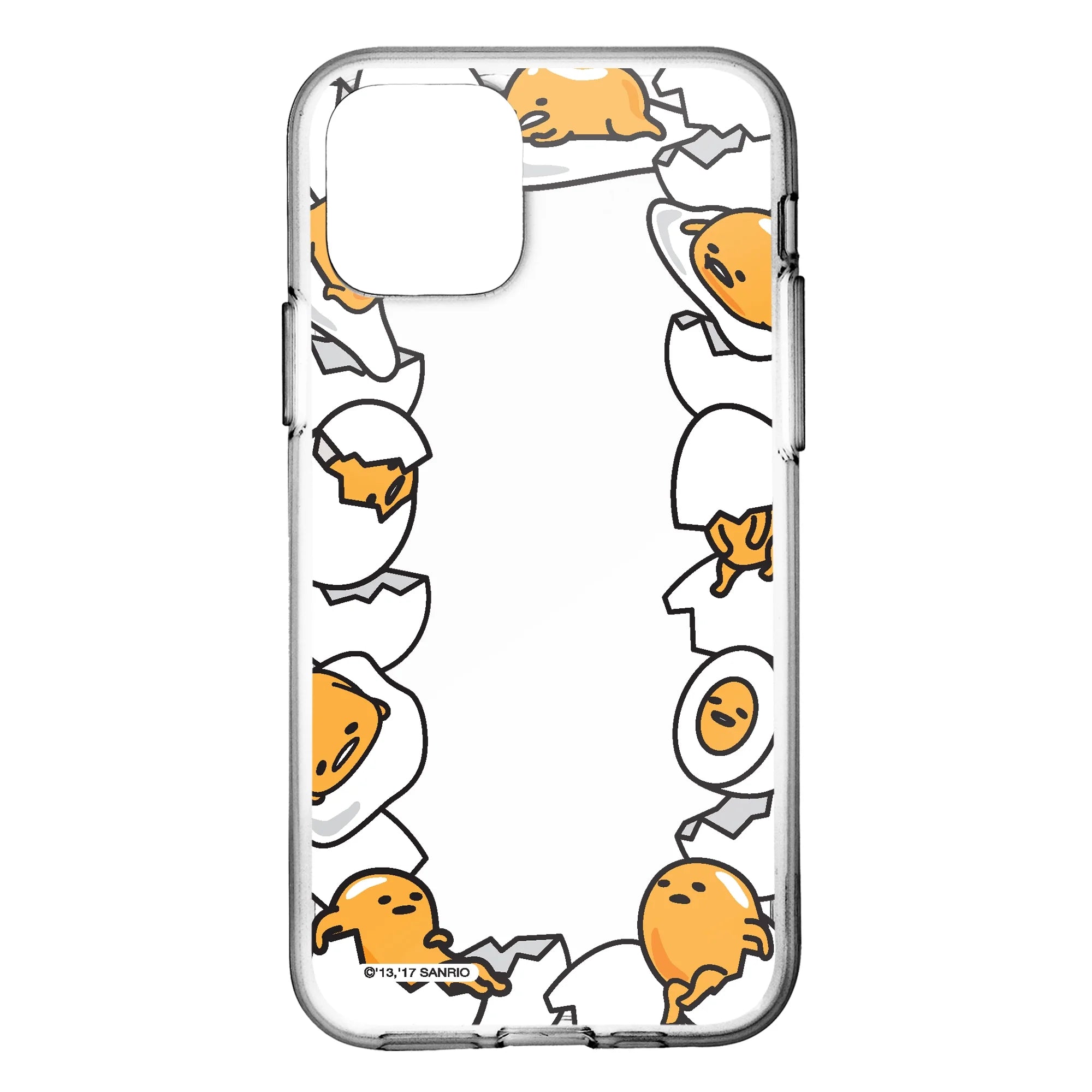 Iphone 14 plus Case (6.7Inch) Sanrio Clear TPU Soft Jelly Cover - Border Gudetama