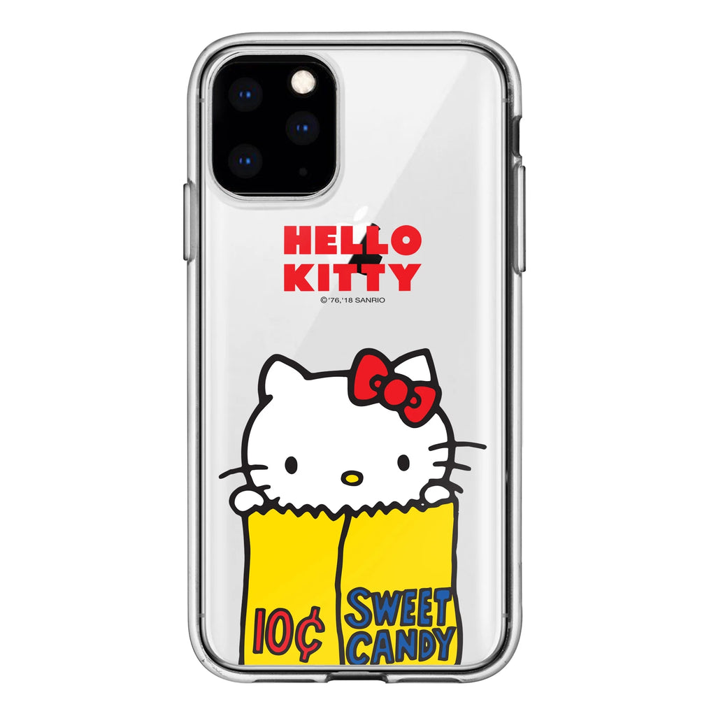 Iphone 14 Pro Case (6.1Inch) Sanrio Clear TPU Soft Jelly Cover - Hello Kitty Candy