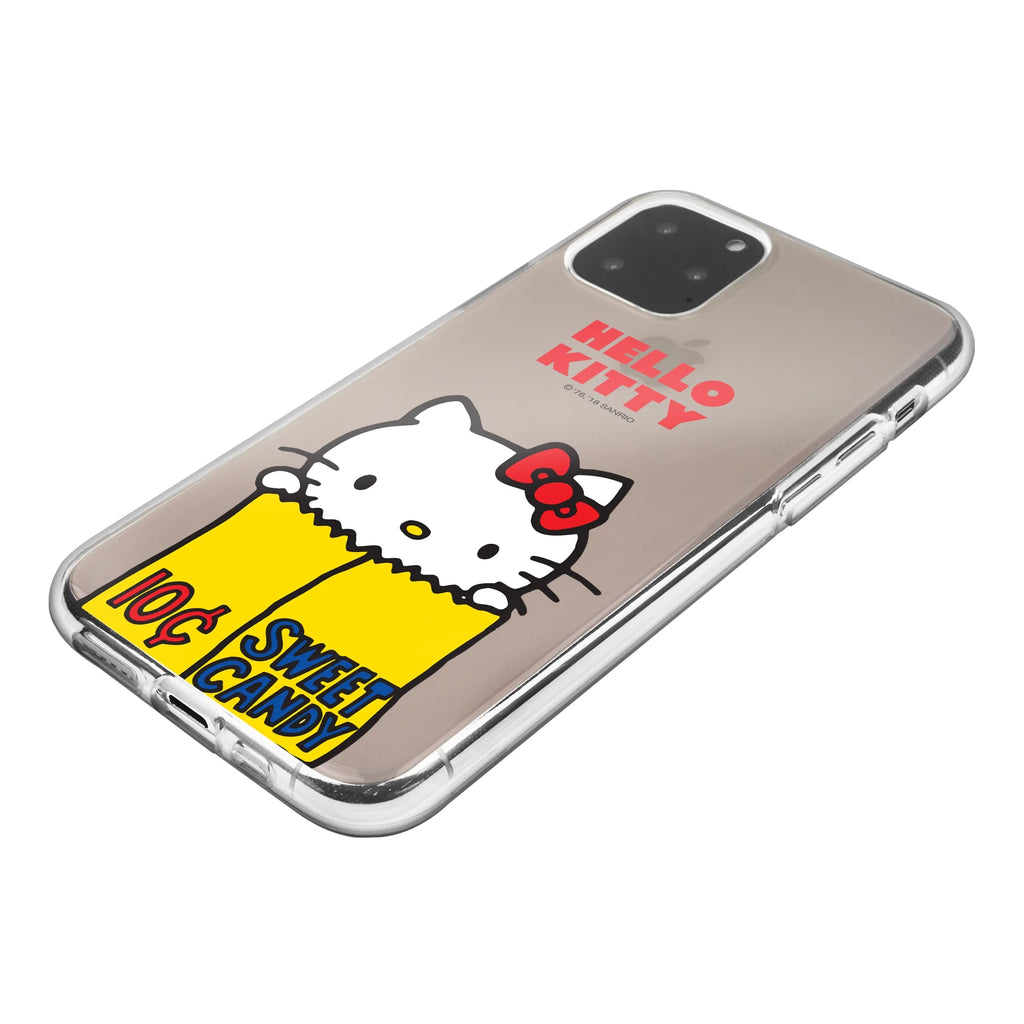 Iphone 14 Pro Case (6.1Inch) Sanrio Clear TPU Soft Jelly Cover - Hello Kitty Candy
